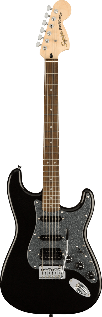Squier Affinity Stratocaster HSS (Metallic Black) – The Guitar Centre