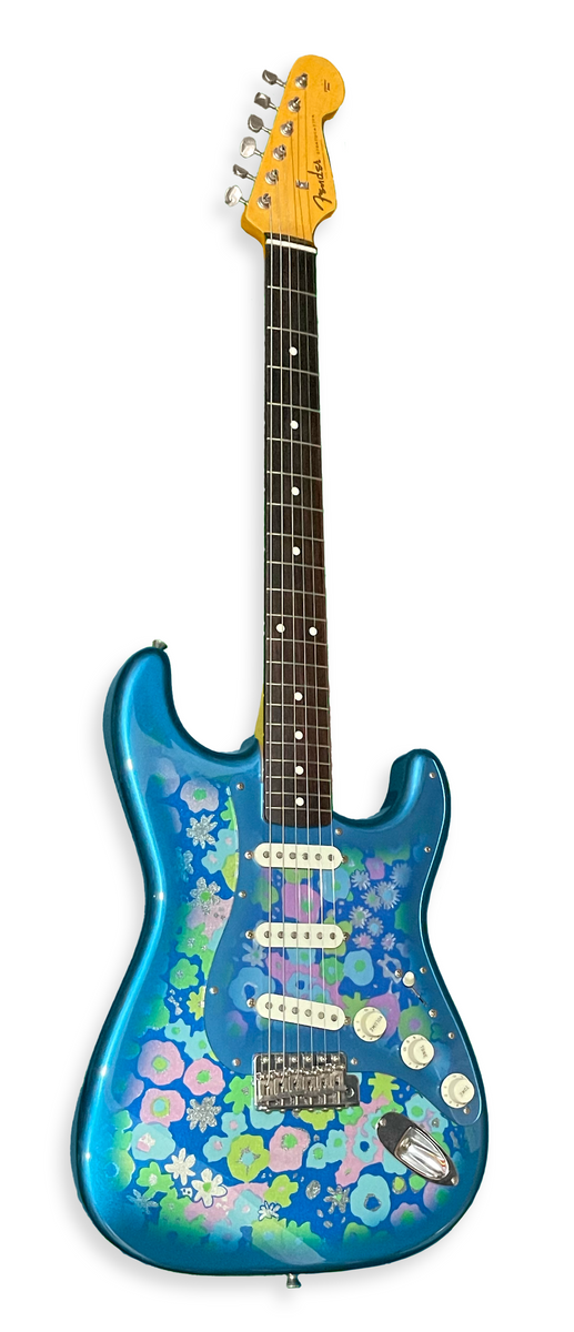 ギター Fender Japan Stratocaster Indigo Paisley Made in Japan Limited Stratocaster® Indigo Paisley – Fender