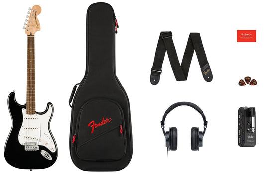 Squier Affinity Series Stratocaster Mustang Micro Pack