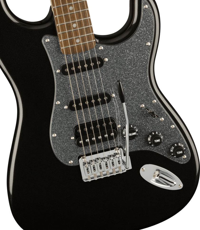 Squier Affinity Stratocaster HSS (Metallic Black) – The Guitar Centre