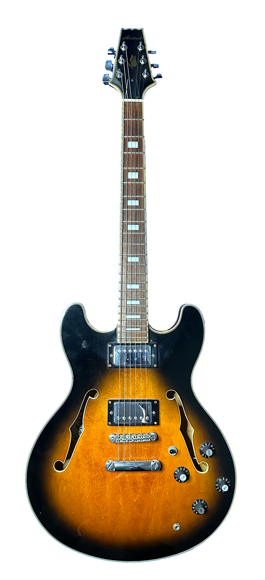 Aria semi hollow body guitar deals