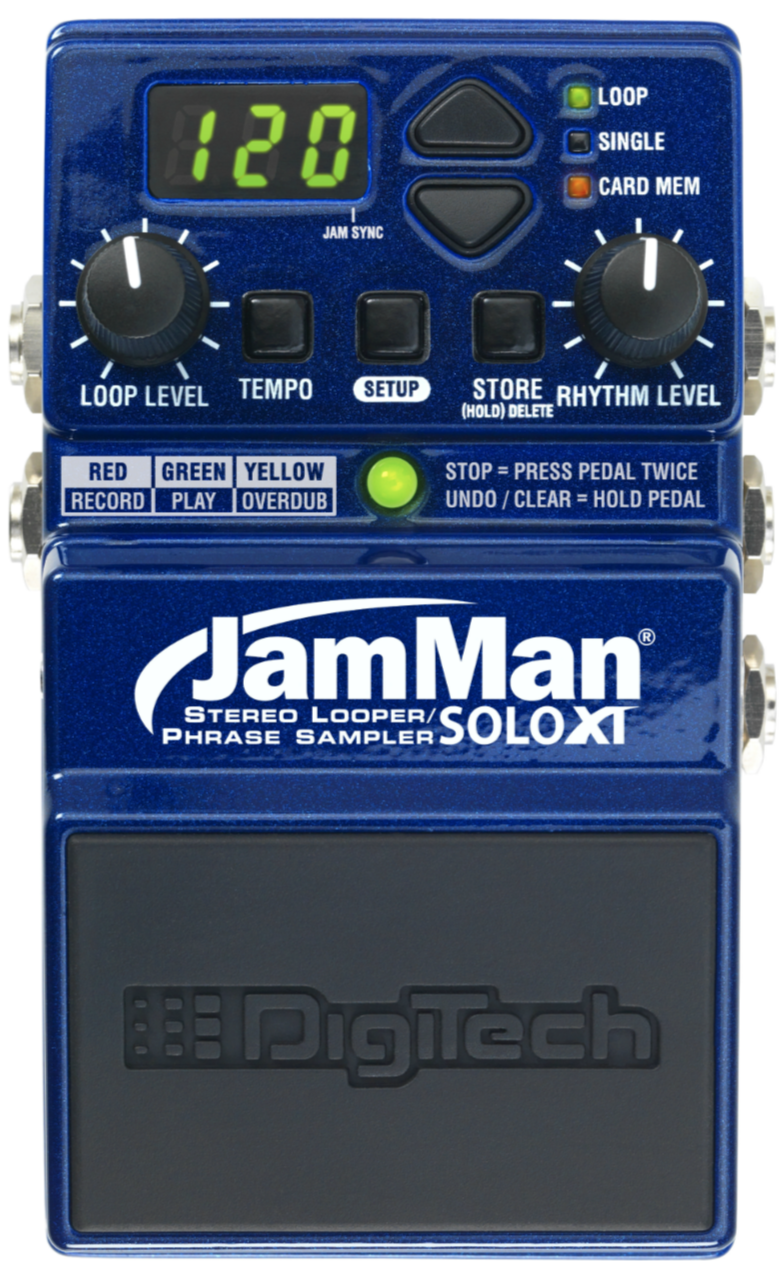 Digitech JamMan Solo XT ステレオルーパー Digitech JamMan Solo XT – The Guitar Centre