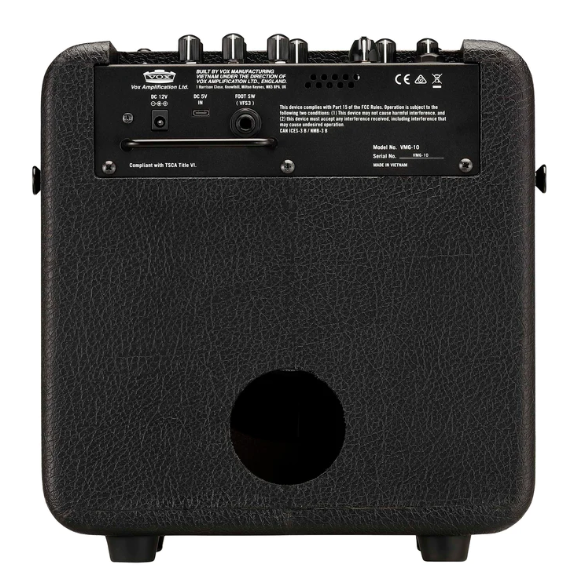 Vox amps guitar top center